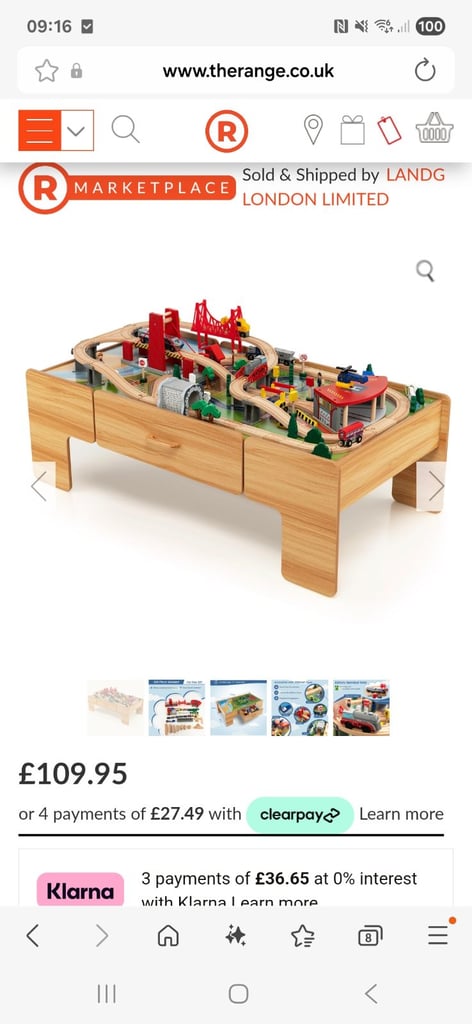 image for Train table