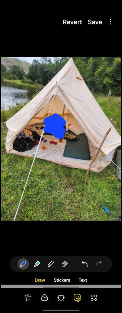 3m belltent comes with 3m rug 