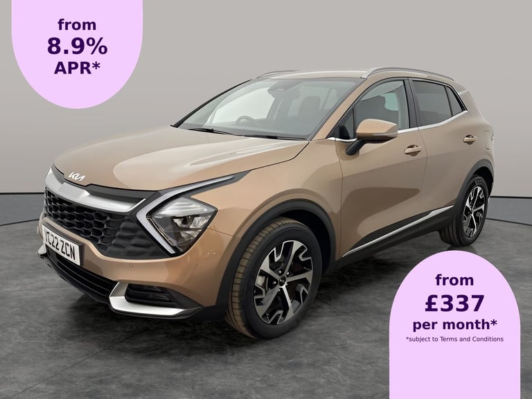 2022 Kia Sportage 1.6 h T-GDi 3 SUV 5dr Petrol Hybrid Auto Euro 6 (s/s) (226 bhp) - LANE DEPA Suv...