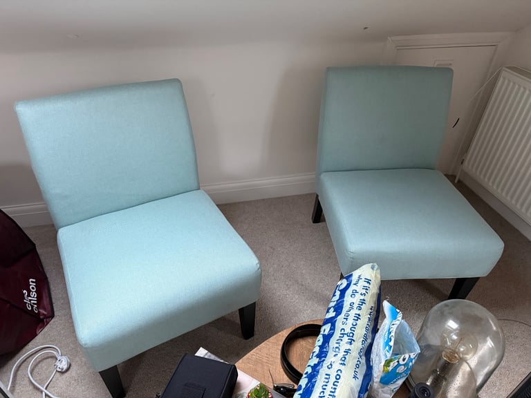 Two upholstered chairs 