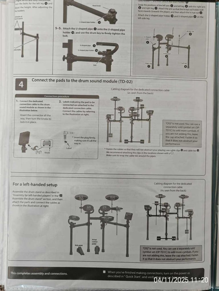 Roland TD02KV V-Drum Electronic Kit