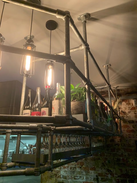 image for Rustic Industrial table leg - Shelf  unit kitchen bar scaffold