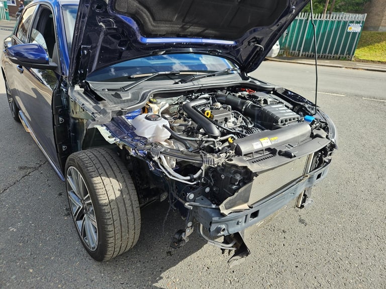 2025 AUDI A1 25 TFSI S Line 5dr S Tronic Auto Blue Damaged Salvage