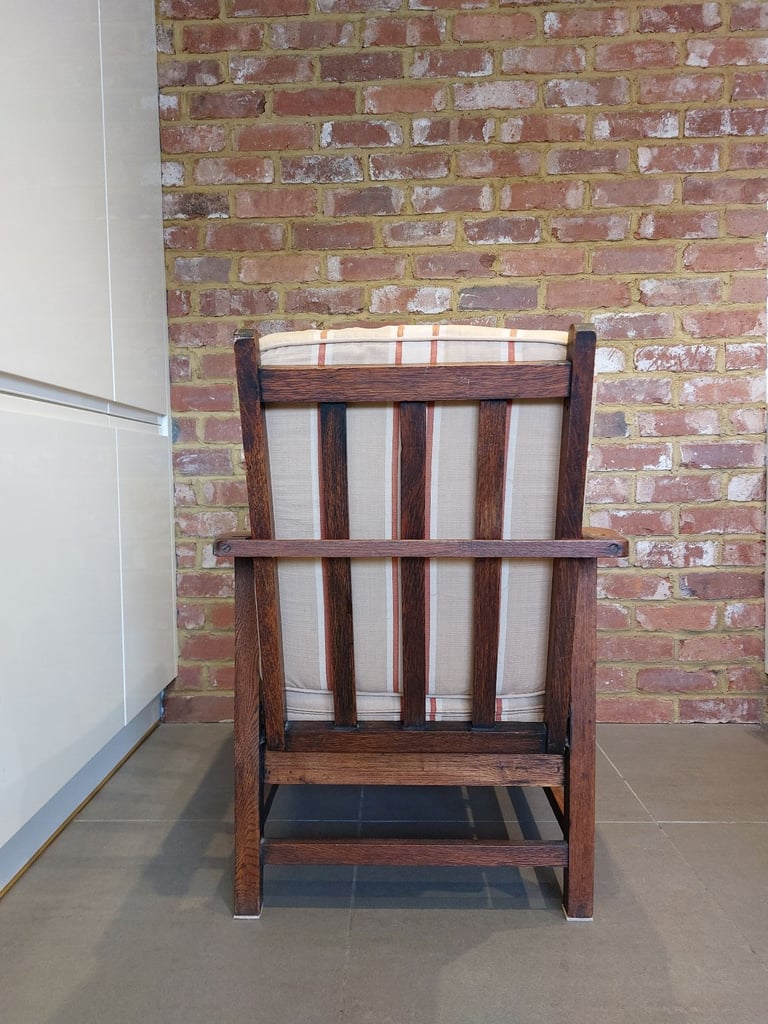 Vintage Steamer Chair, Armchair with Fold-Out Footrest