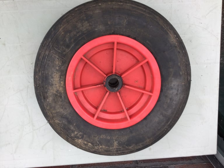 Boat launching trolley wheel