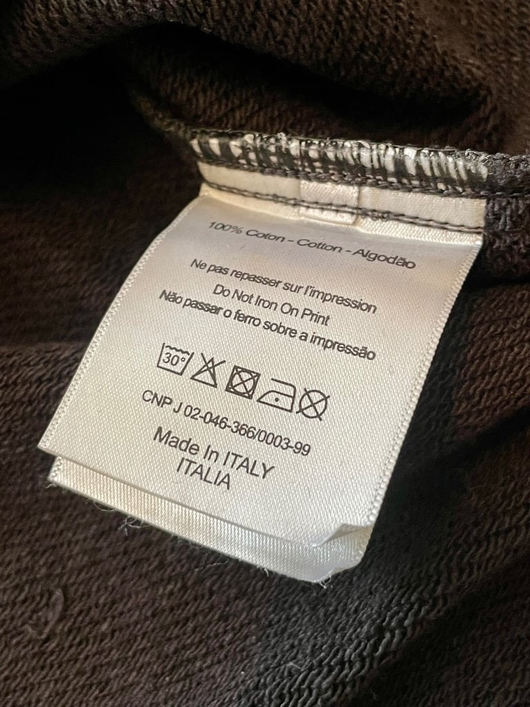Dior Sweatshirt!!! All-over Velvet Embossed Design!