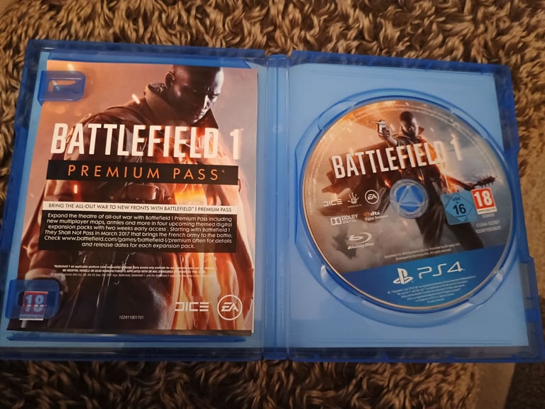 Battlefield 1 PS4 game 