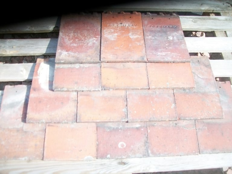 Rosemary roof tiles   50p each     slates chimney pots ridges etc 