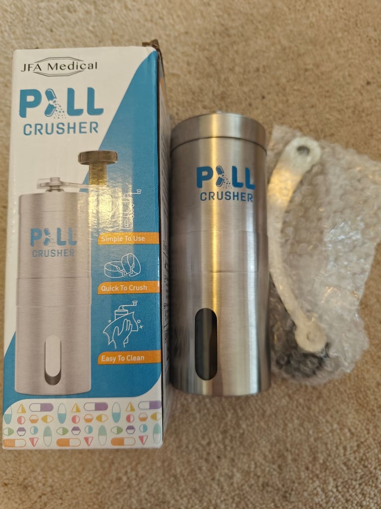 Stainless Steel pill medicine crusher