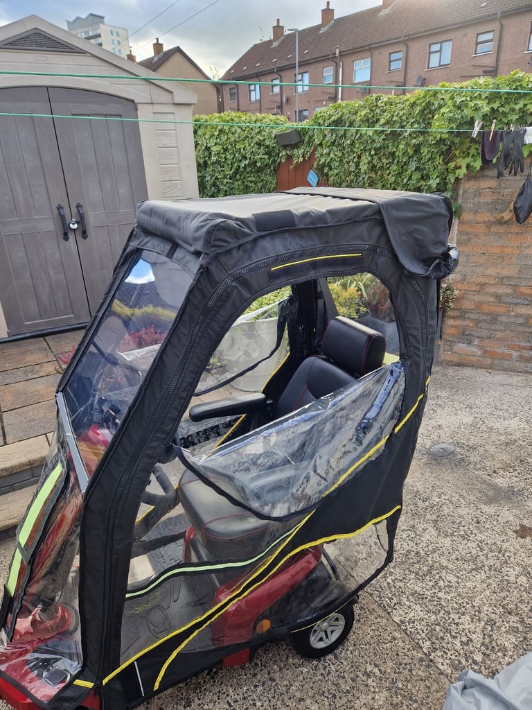 image for Kc komfy8 mobility scooter with canopy 