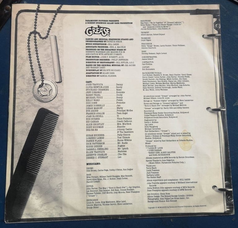 GREASE - VINYL