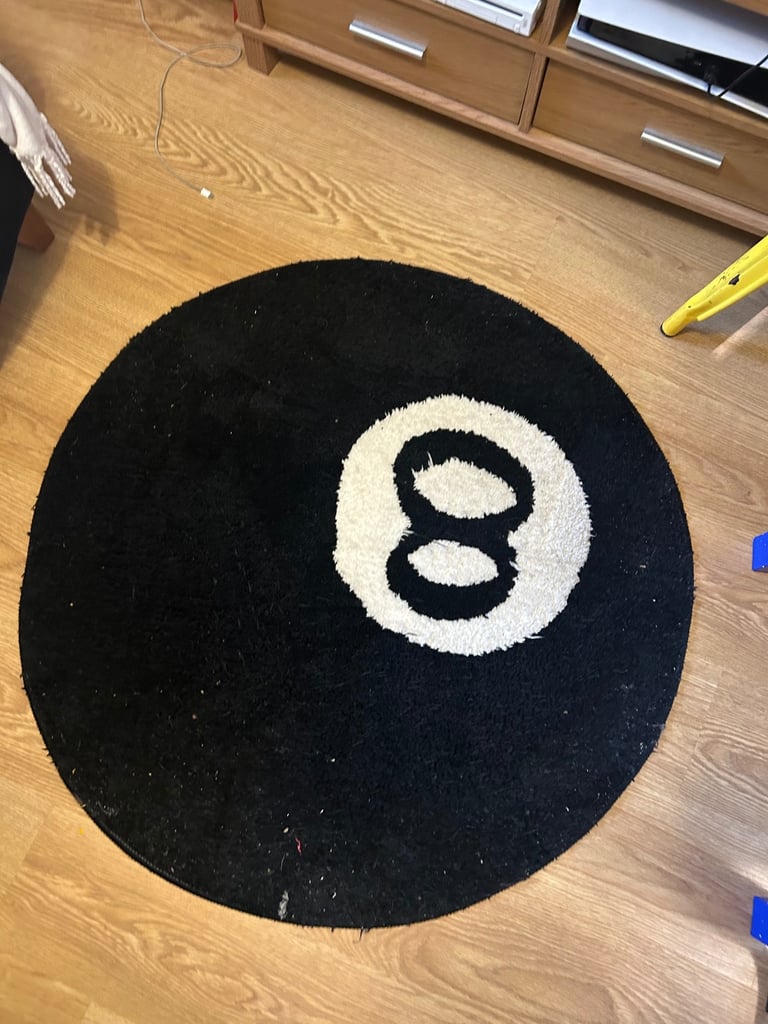 image for 8 ball stussy inspired rug 