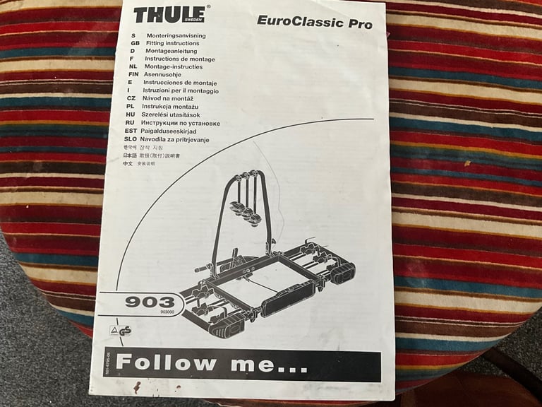 THULE CAR 3 BIKE RACK