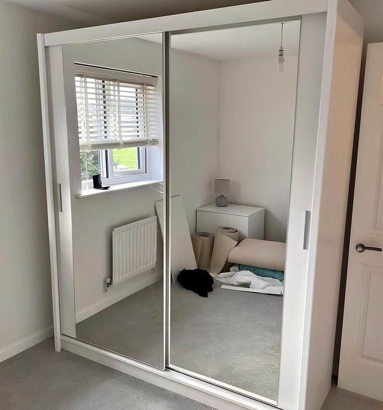 image for Brand new Sliding Mirror door wardrobes in stock - Order Now