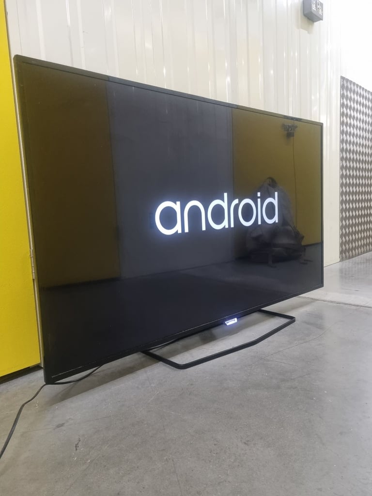 55" PHILIP ANDROID 4k Smart ULTRA UHD LED WiFi TV with Stand and Remote, GOOGLE Assistant £185