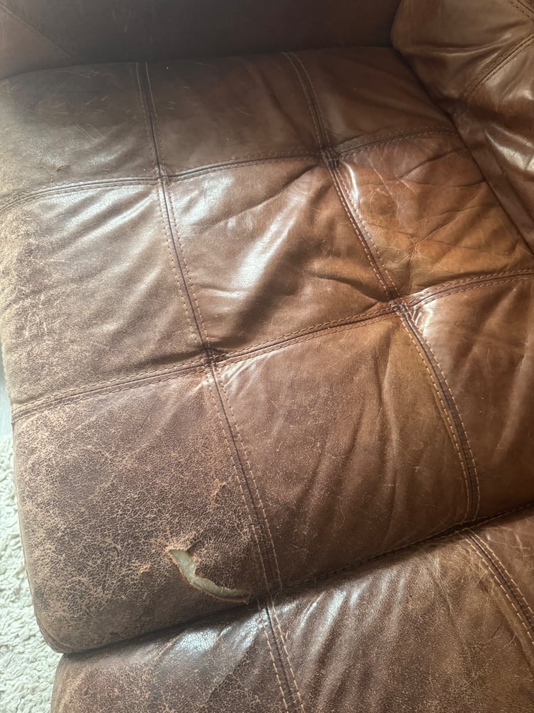 FREE 2x leather sofas 