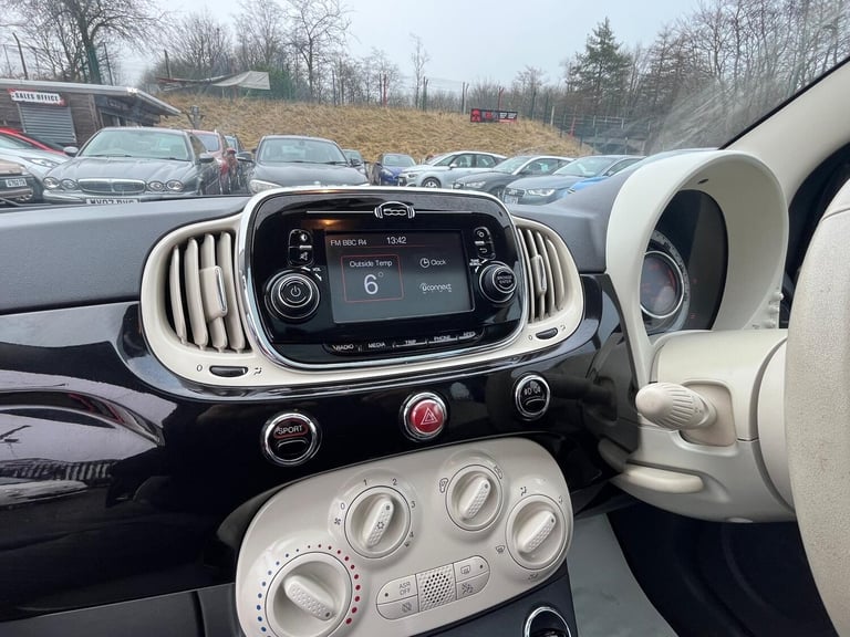 2016 Fiat 500 0.9 TwinAir 105 Lounge 3dr HATCHBACK Petrol Manual