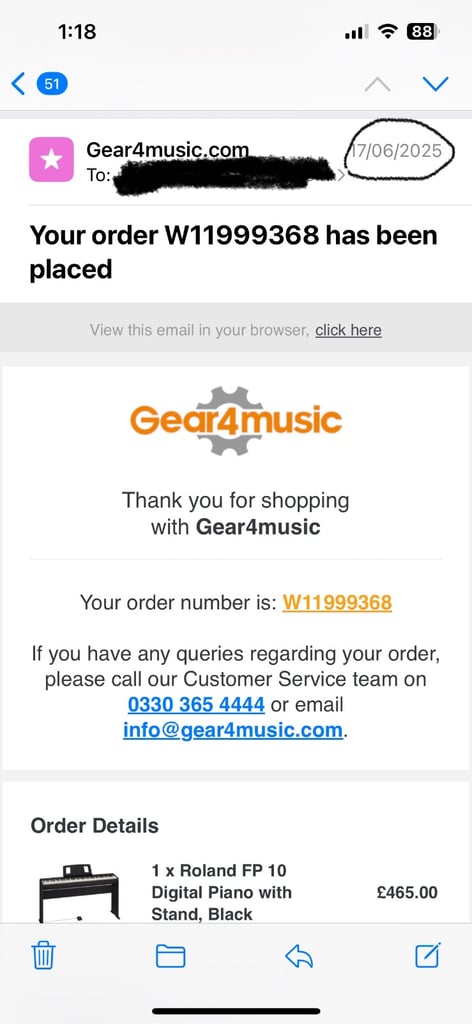 Roland digital piano for sale 