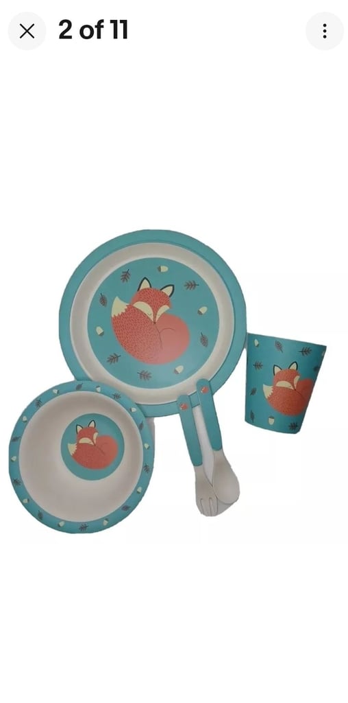 Kids bamboo dining sets