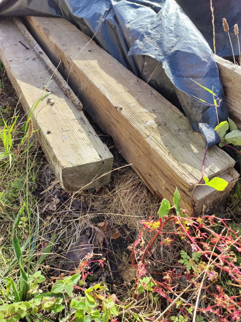 image for Large reclaimed wood beams 