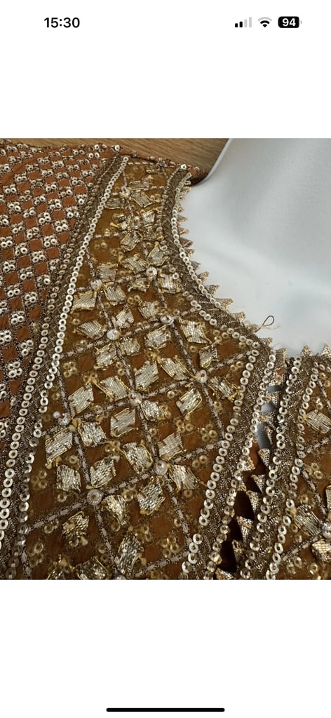 Ethnic Pakistani Lengha Suit size XS with tags Indian Pakistani Designer Dress