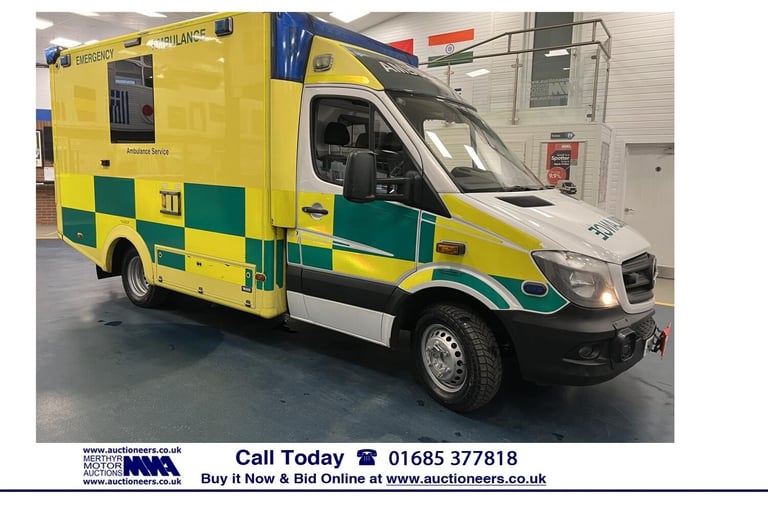 2015 Mercedes-Benz Sprinter 519 3.0CDI 190PS AUTO WAS BODY AMBULANCE / CAMPER NA DIESEL Automatic