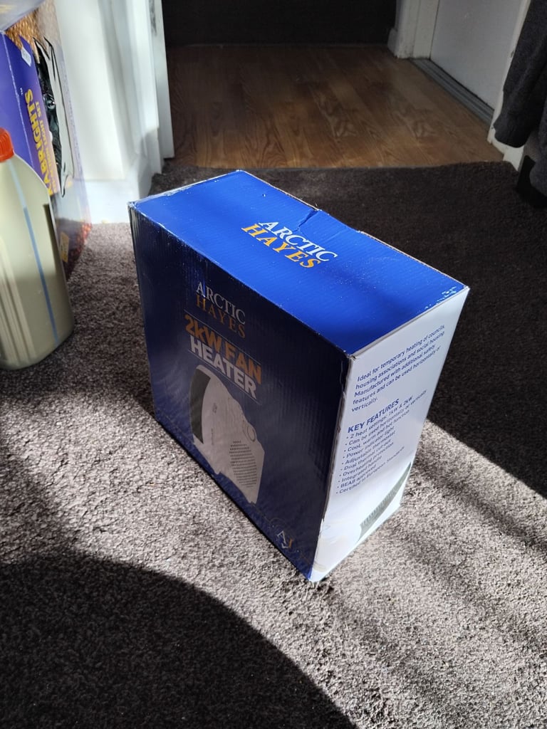 Fan heater thermostat controlled new