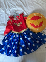Wonder Woman dress up with shield 