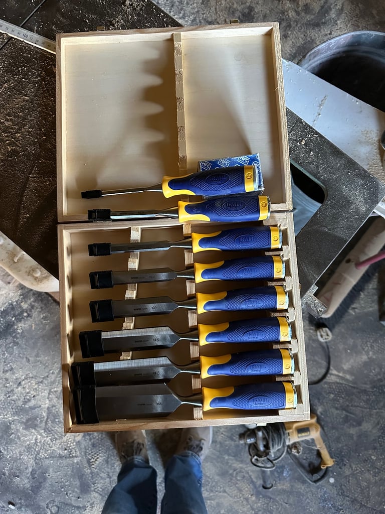 image for Irwin marples pro touch chisels