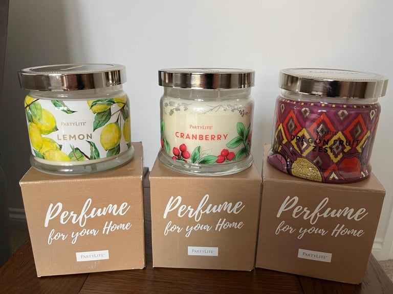 image for Partylite 3 wick candles £15 each All £40