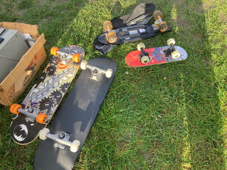Four retro skateboards £30 the lot