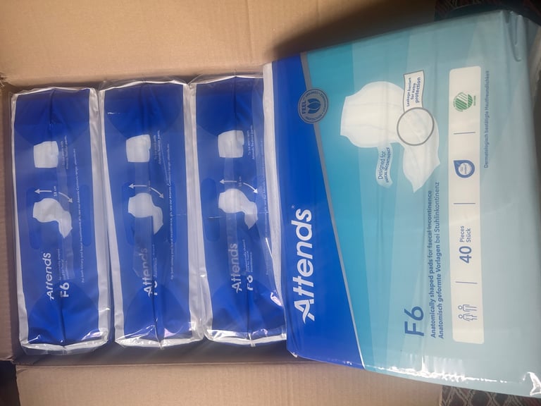 image for Attends F6 unisex incontinence pads