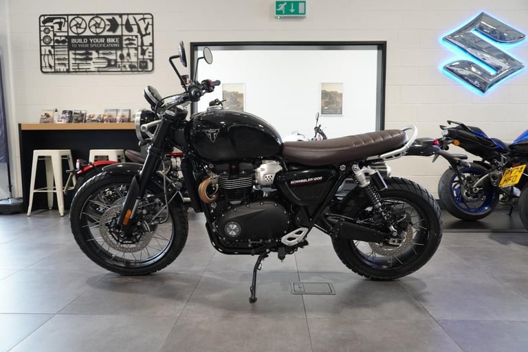 Triumph Scrambler 1200X, 2025, Jet Black. IN STOCK NOW