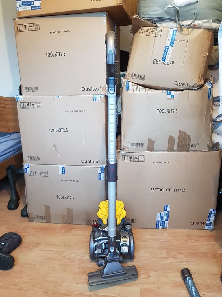 image for yellow dyson DC19 filters washed and dried Cylinder Hoover bagless Floor 1 week guara