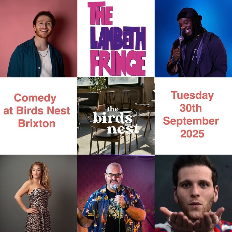 COMEDY *LAMBETH FRINGE SPECIAL : ALI WOODS AND MORE...