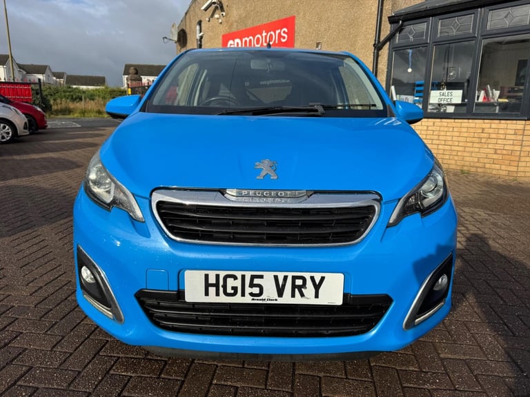 2015 Peugeot 108 1.2 PureTech Allure Euro 6 3dr HATCHBACK Petrol Manual