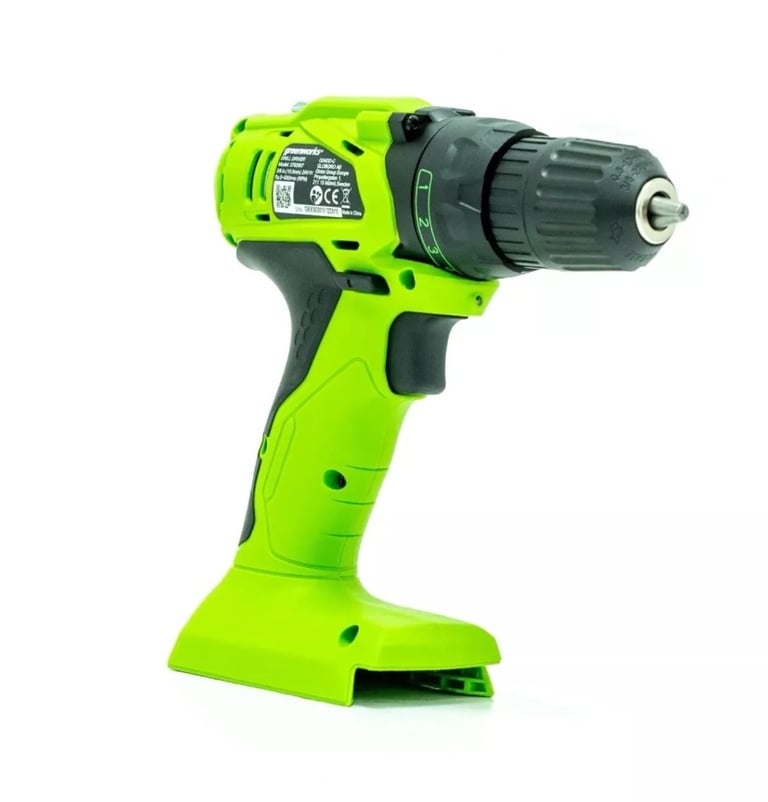  Greenworks 24V Cordless Drill Driver (Without Battery & Charger).