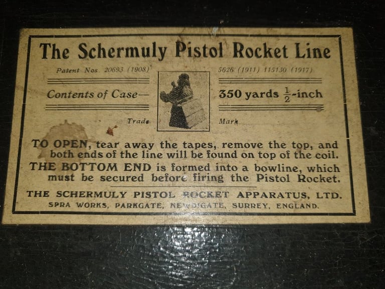 Schermuly Rocket Line - 350 yards 1/2"