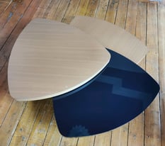 Triangle cantilever coffee table
