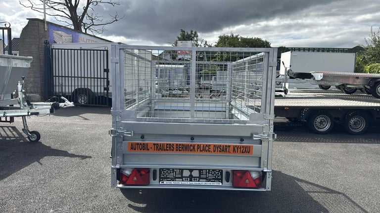 Brand new Zaslaw 205SU 7ft x 4ft single axle tipping trailer with 60cm mesh