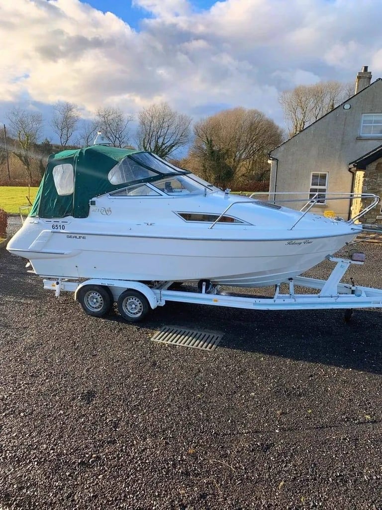 1994 Sealine 210S 21ft sports cruiser and boat trailer