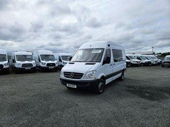 2013 ON 13 PLATE MERCEDES BENZ SPRINTER 516CDI 160BHP MWB TRW DIESEL CREW VAN 