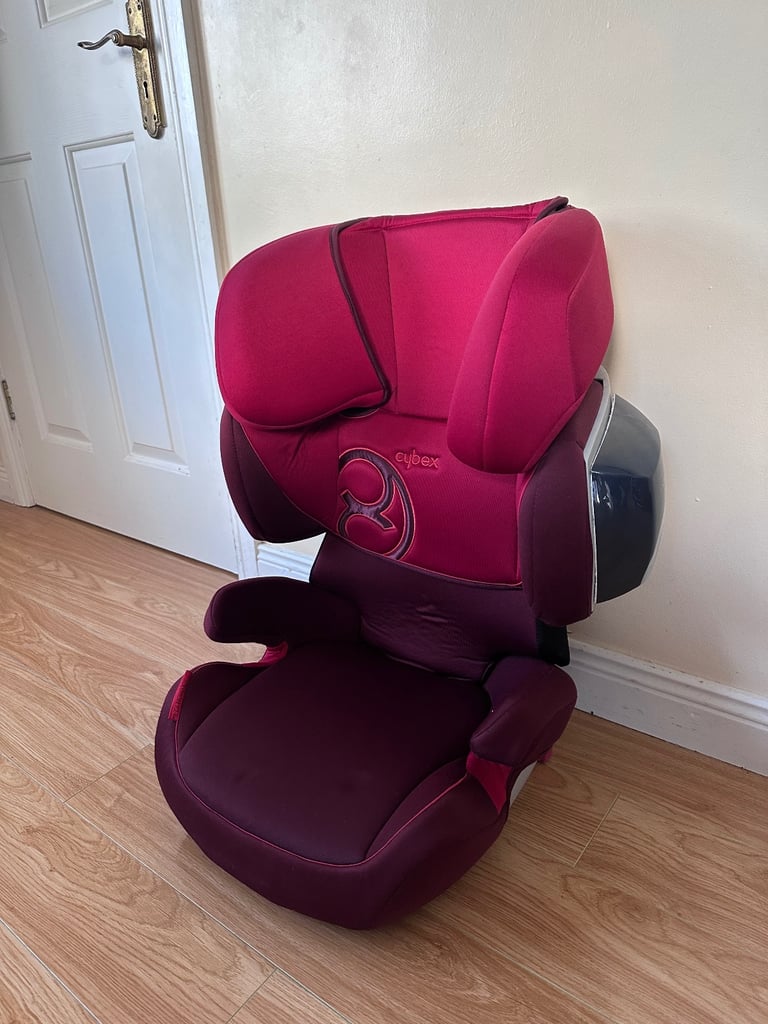 image for CYBEX SOLUTION X2-Fix Car Seat Isofix Lipstick Red Group 2/3
