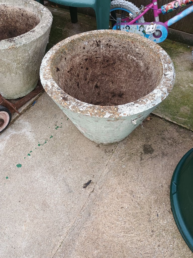 image for Concrete planters x 2