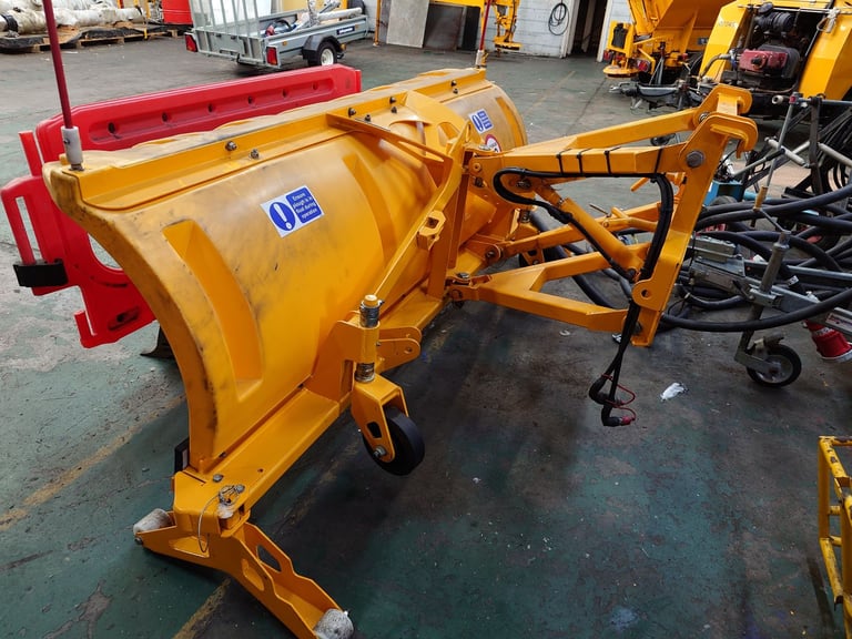 2017 Econ Snow Plough For Truck Telehandler Tractor c/w storage frame