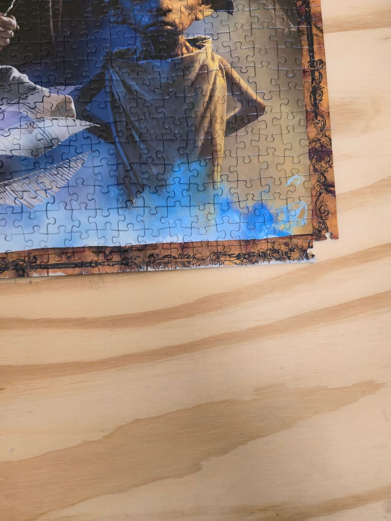 Completed hangable puzzle wallpapers