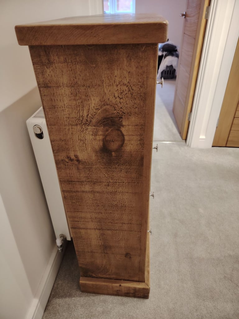 Chest of drawers, rustic pine