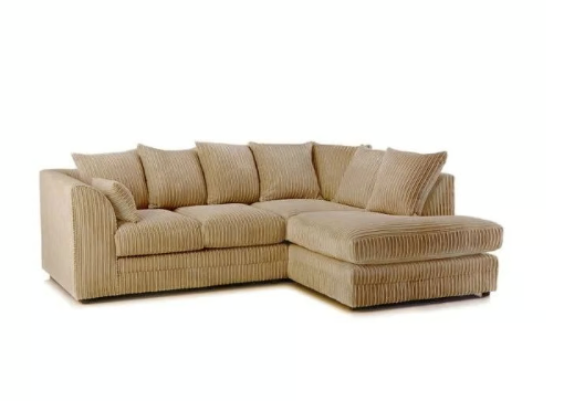 Brand New Dylan L Shape corner or 3+2 seater Sofa Set in Camel colour - SAME/NEXT DAY DELIVERY