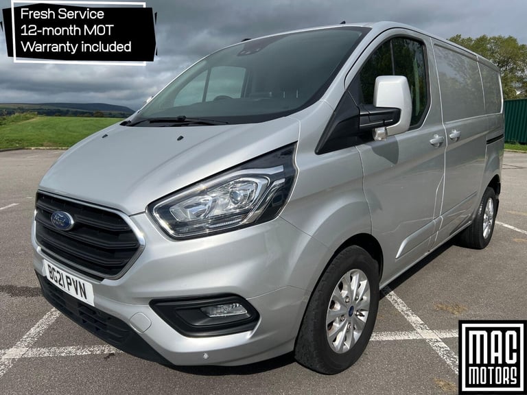 2021 Ford Transit Custom 2.0 EcoBlue 170ps Low Roof Limited Van Auto PANEL VAN DIESEL Automatic