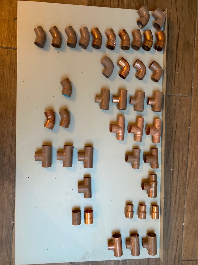 28 mm Copper connectors